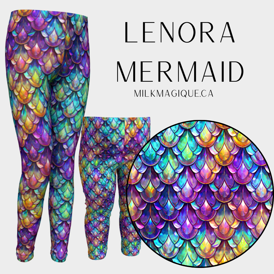 Mermaid leggings: Make Waves
