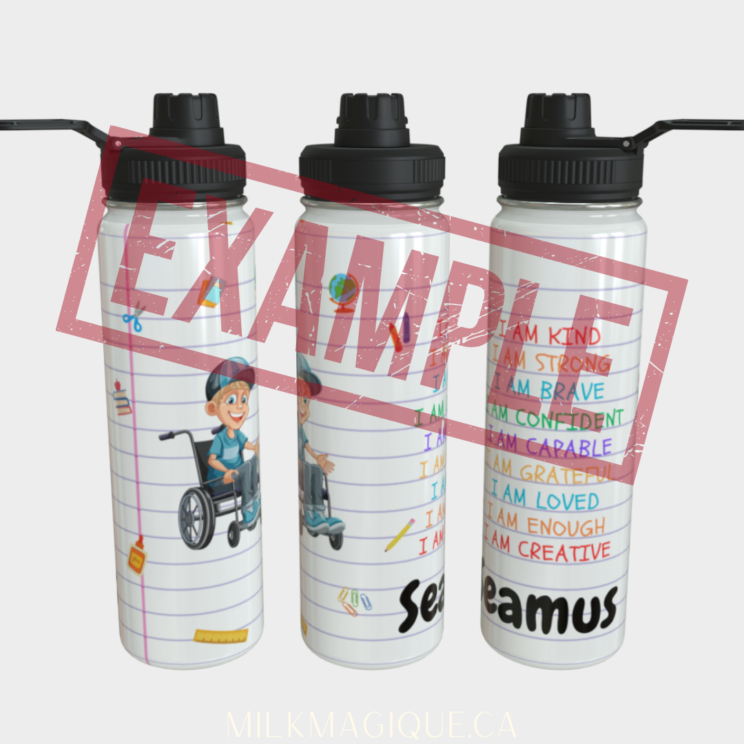 Affirmations Water Bottle (Personalzed)