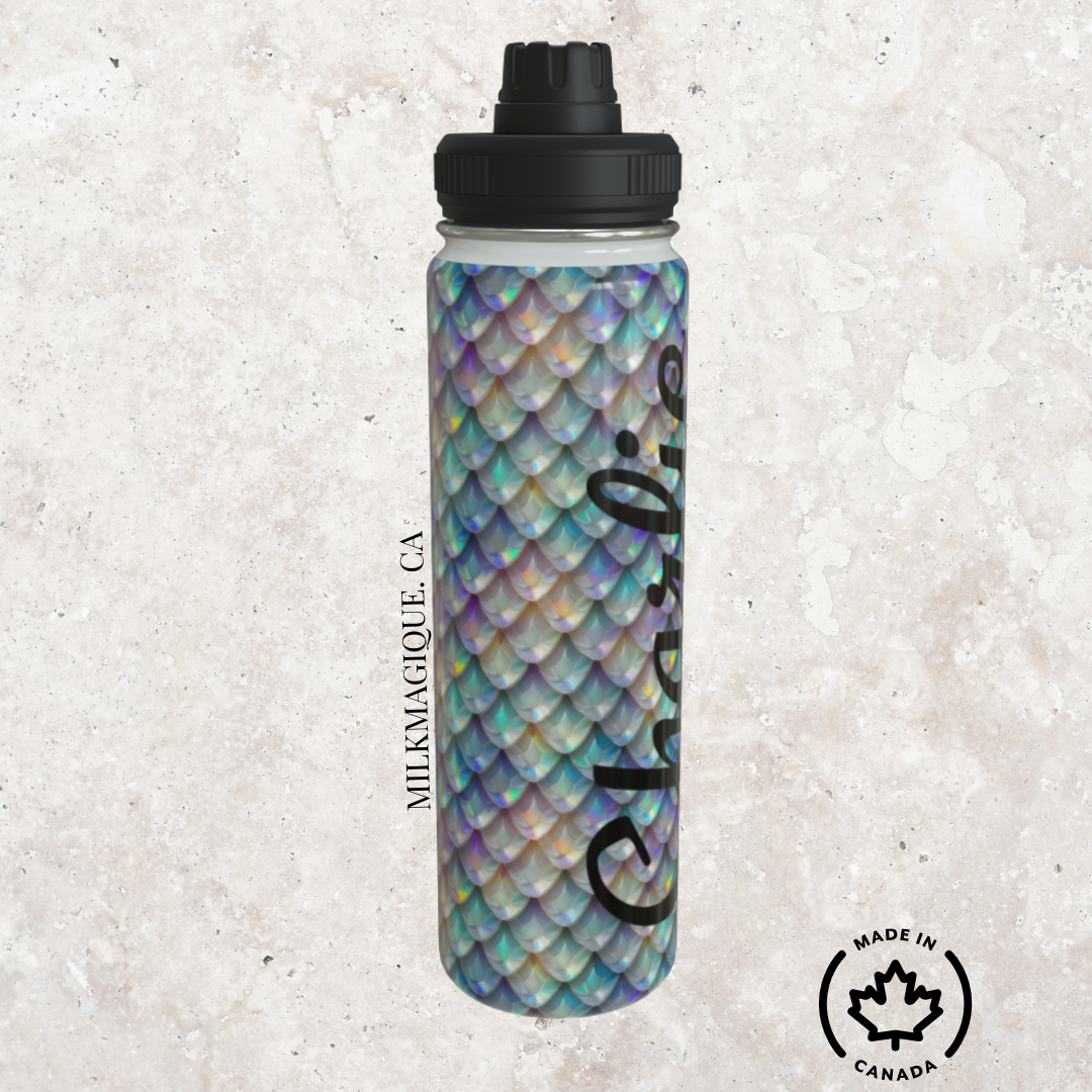 Mermaid Personalized Water Bottle