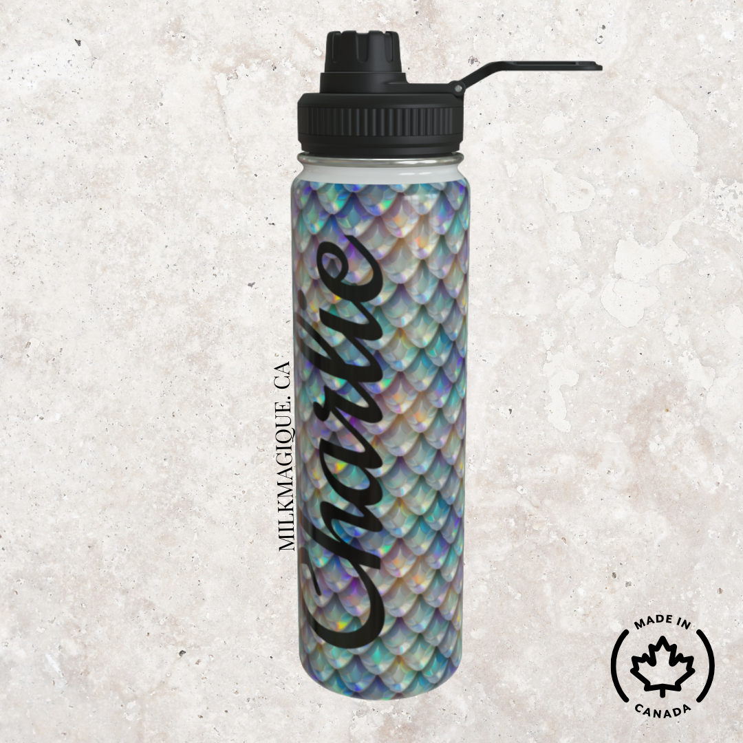 Mermaid Personalized Water Bottle