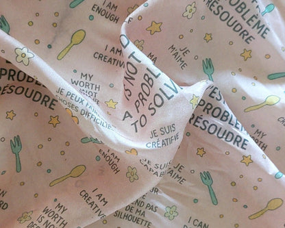 Silk affirmation Scarf