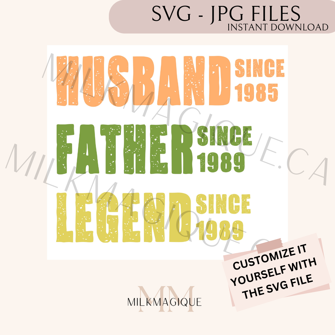 Father's DAY: DIGITAL SVG, JPG