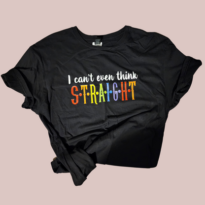 I can't wait Ven think straight: t-shirt (clearance)