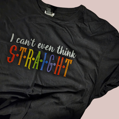 I can't wait Ven think straight: t-shirt (clearance)