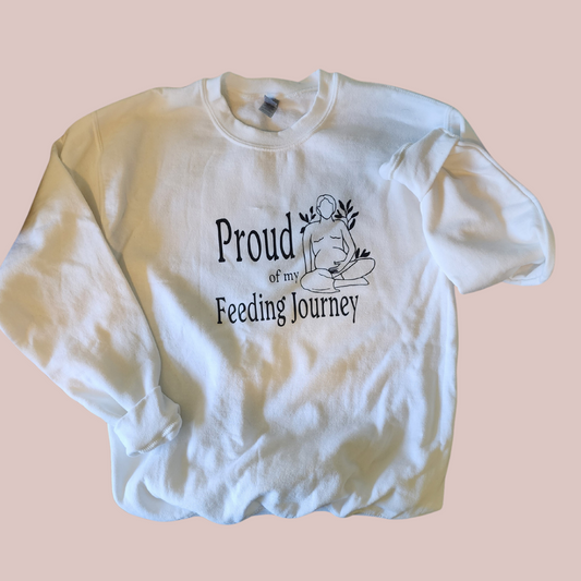 Proud of my feeding journey: crewneck (clearance)