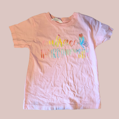 Embrace neurodiversity: toddler t-shirt (clearance)