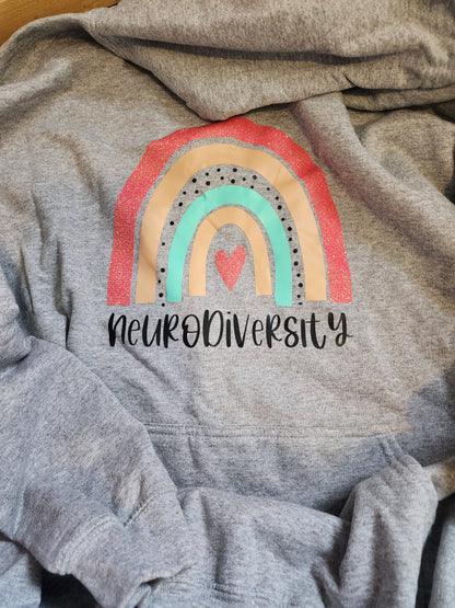 Neurodiversity hoodie XL (clearance)