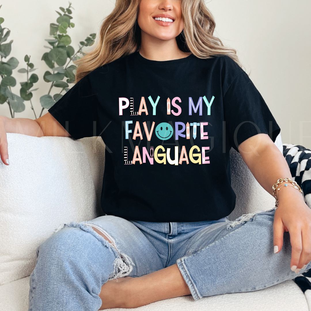 Play is my favourite language