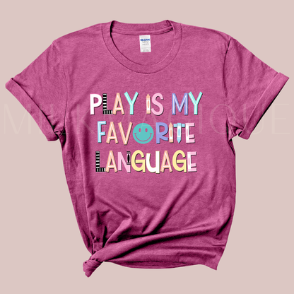 Play is my favourite language