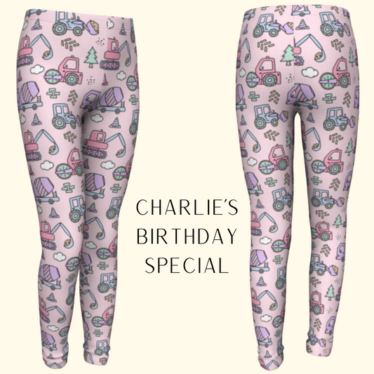 Charlie's Birthday Special: kid's leggings