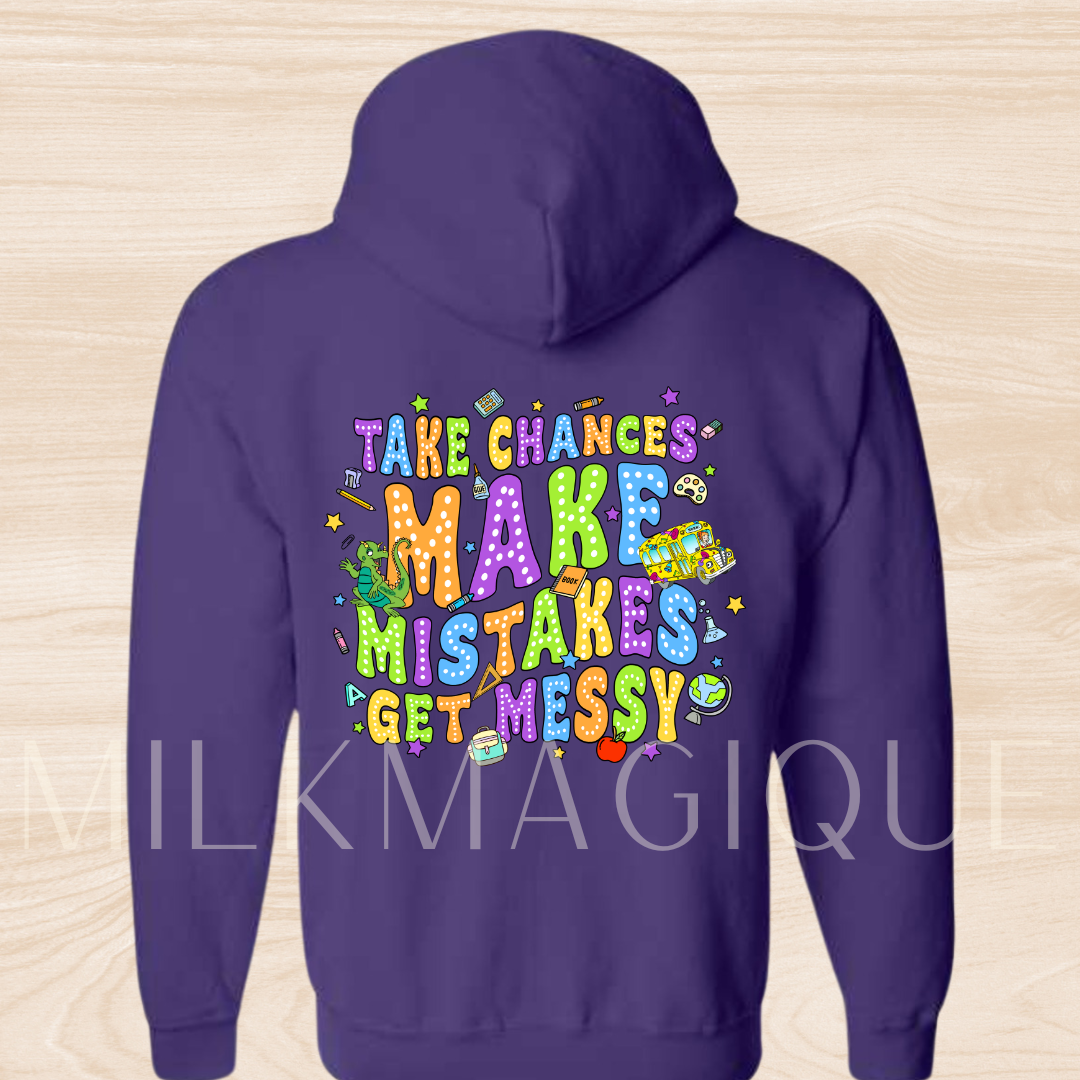 Magic Teacher: zip up hoodie