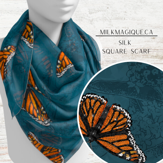 Monarch Silk Scarf