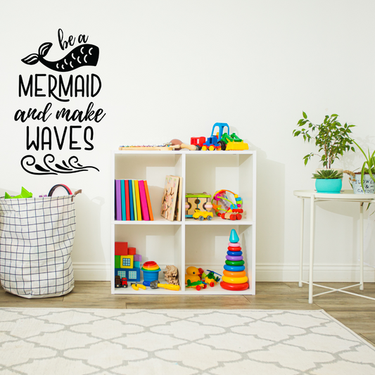 Be a mermaid and make waves: Decal