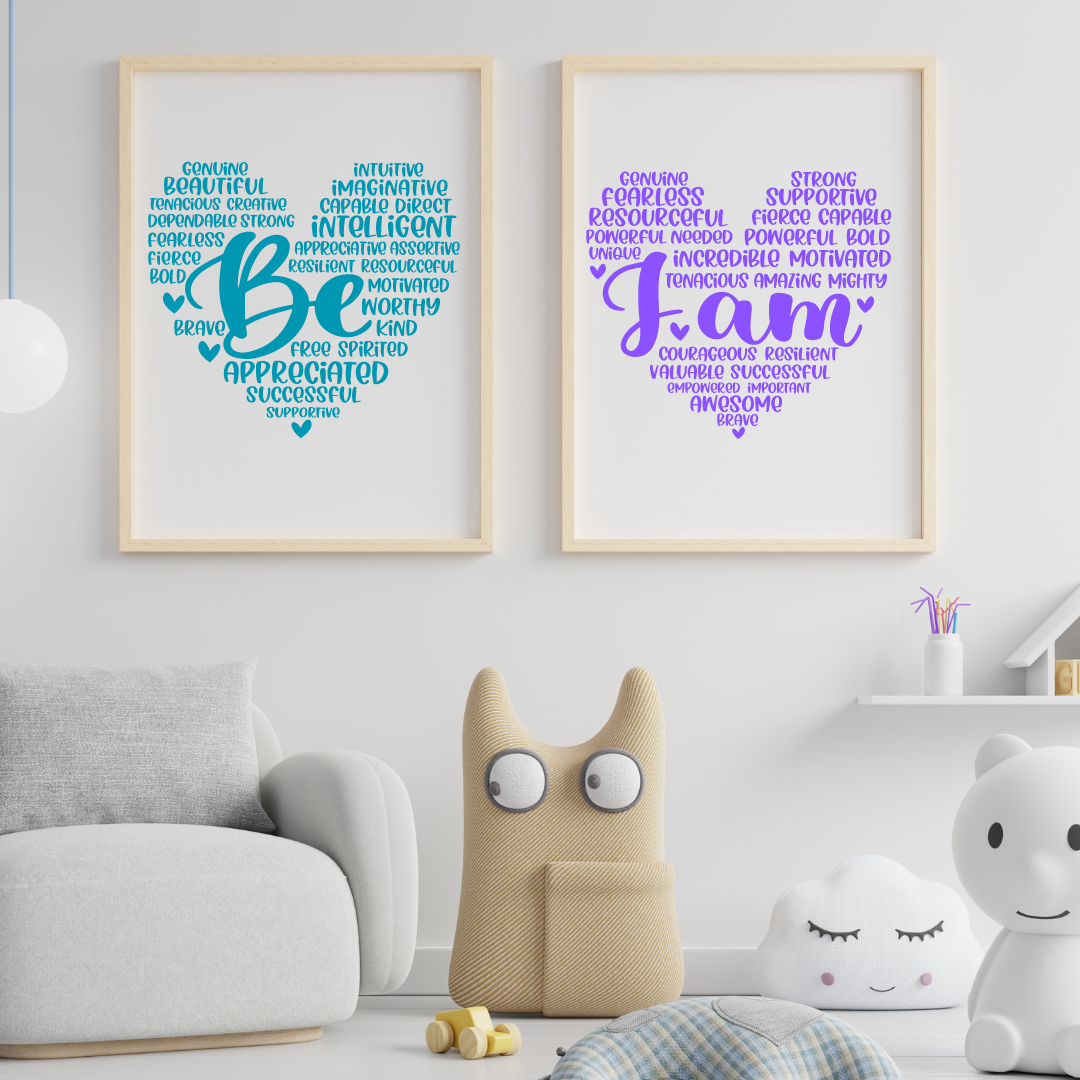 Heart Affirmations Bundle: Decal