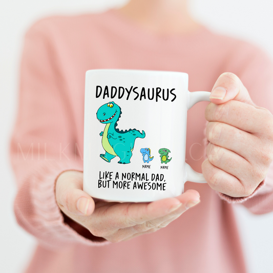 T-Rex family Custom 15oz mug