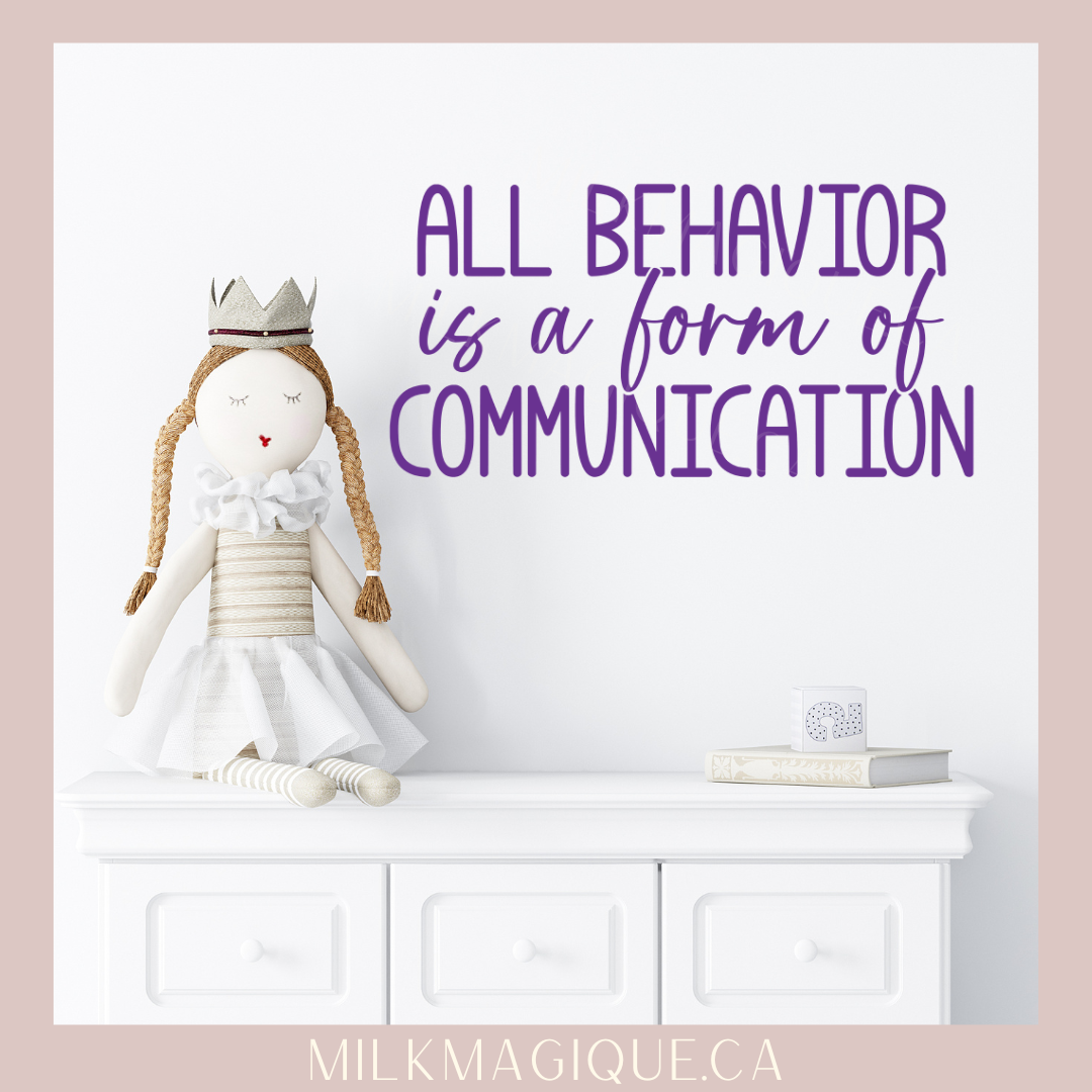 All behavior is a form of communication: Decal