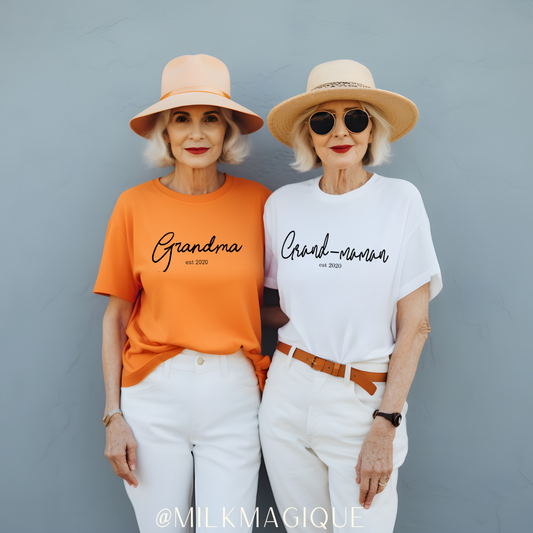 Grandma & Grand-Maman est (custom): T-shirt