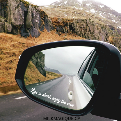 Rearview Mirror Decal