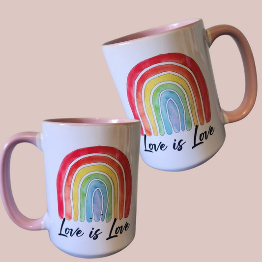 Love is love: Mug 15oz (clearance)