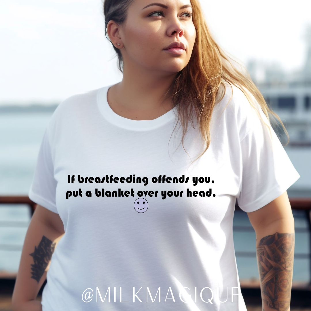 If breastfeeding offends you... : T-shirt