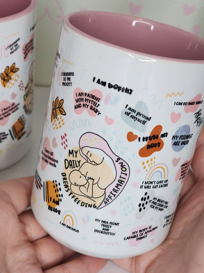 Breastfeeding Affirmations: 15oz Mug