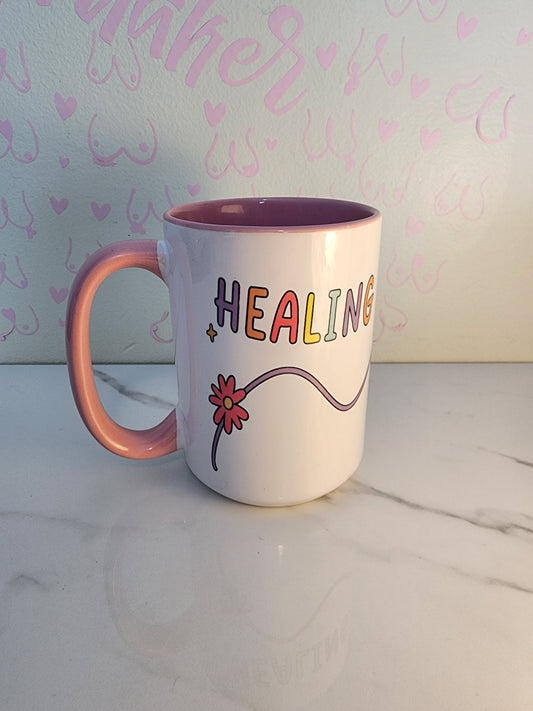 Healing is not linear 15oz Mug