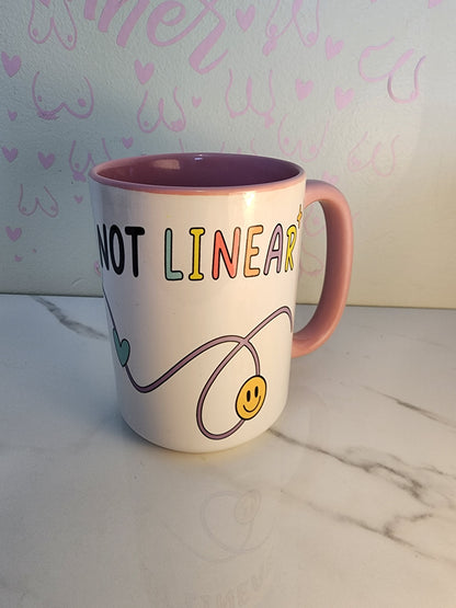 Healing is not linear 15oz Mug